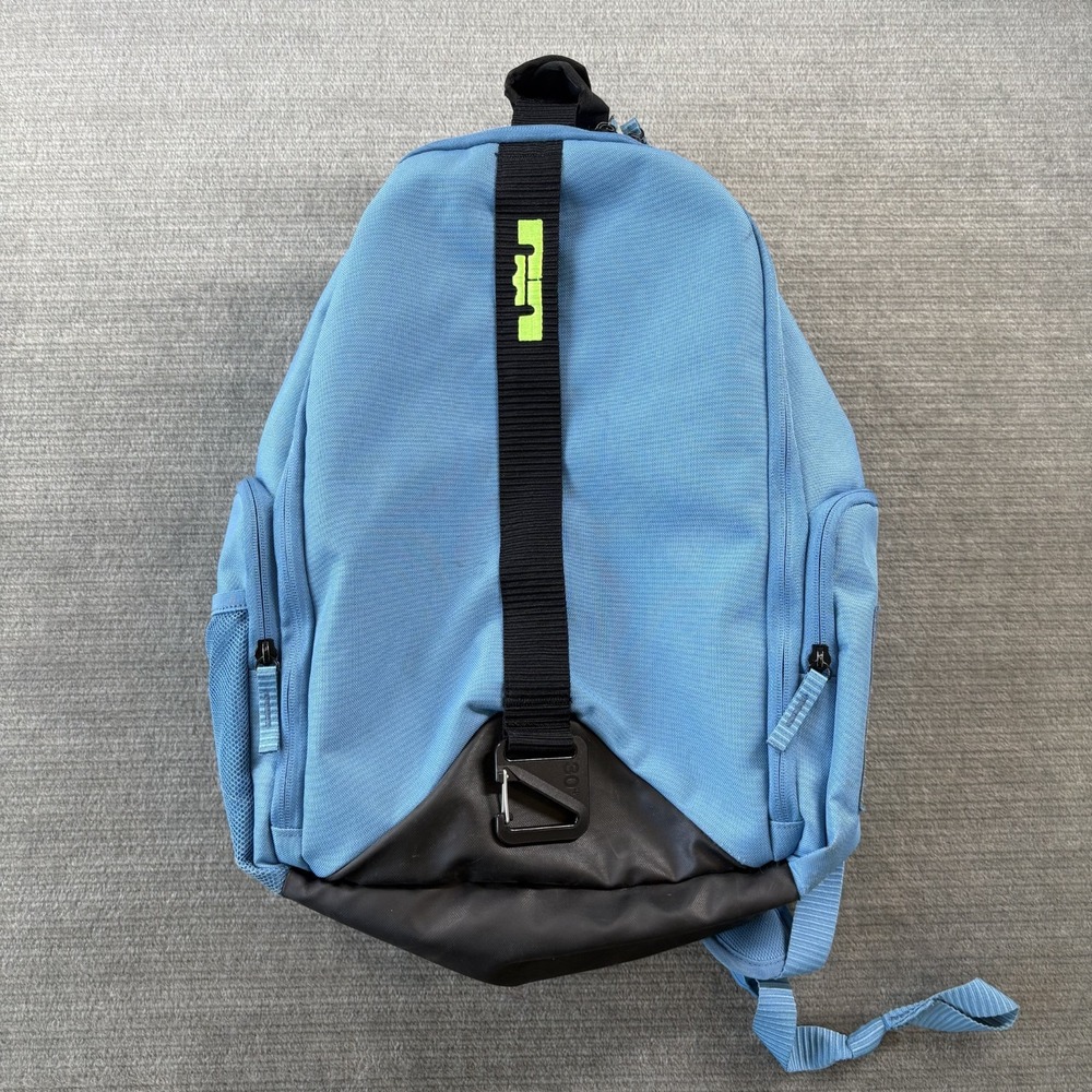 Nike LeBron James Basketball Backpack Blue Bubble Straps Lightweight Pockets
